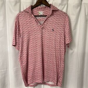 Tailorbyrd Shirt Mens Small Golf Polo Performance Short Sleeve Tailor Byrd Money